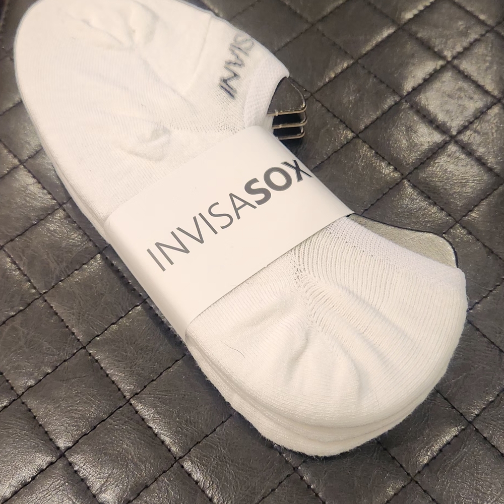 White No-Show Socks